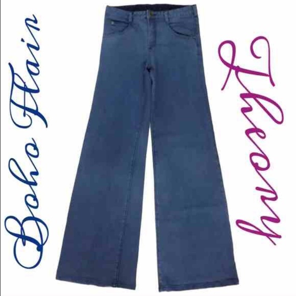 SOLD  Theysken's Theory Boho Flair Jeans - Picture 2 of 4