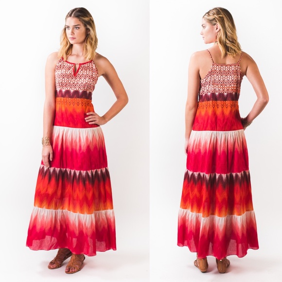 Bohemian maxi dress