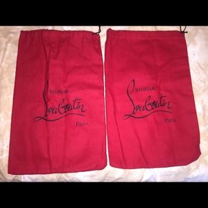 Authentic Christian Louboutin Dustbags