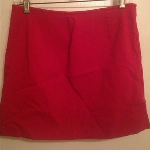 Red Express mini skirt