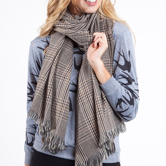 CHECK ATTACK SCARF - Picture 1 of 4