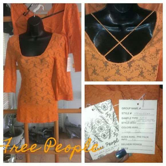 2 for $15 Free people scalloped lace top