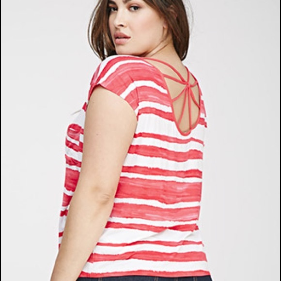 Coral Web-back Top