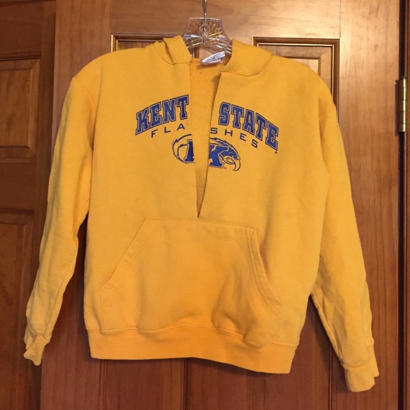 Champion Yellow Sweatshirt w/ Hood from Kent State