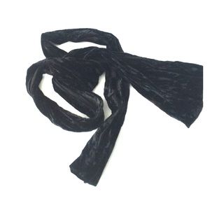 Black Velvet Scarf