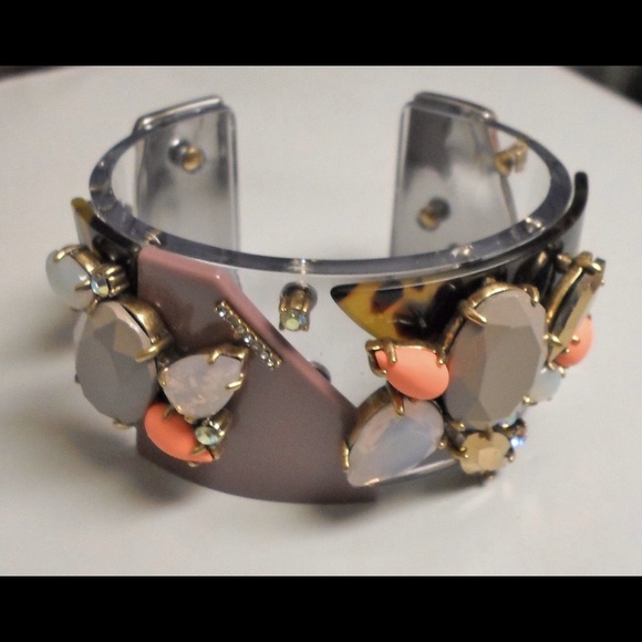 J. Crew Jewelry - J. Crew Techtonic Cuff in Rustic Mint, NWT!