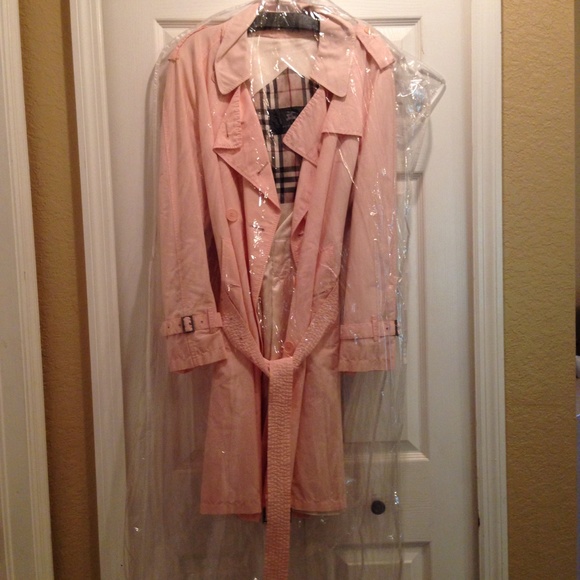 Rare *PINK* Burberry Trench Coach