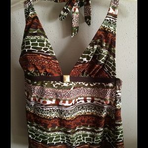 Halter style swim suit top price drop