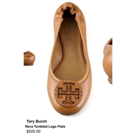 tory burch logo flats