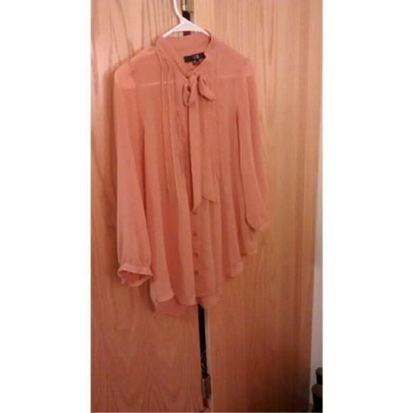 Orange Shear Top