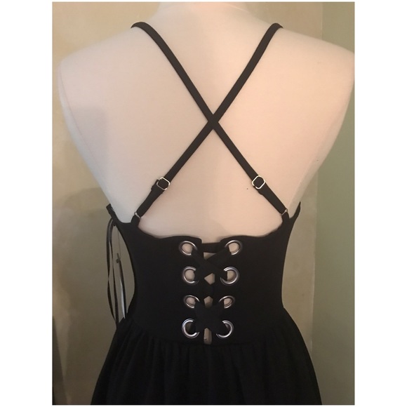 GUESS Monaco Criss-Cross Back Lace-UpDress - Picture 6 of 6