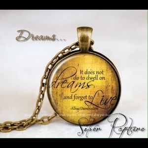 Harry potter quote photo pendant necklace