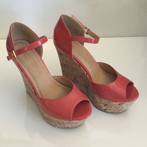 Pink & Cork Forever21 Wedges