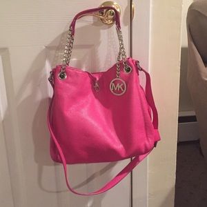 Hot pink Michael Kors tote - on hold @crazy4real