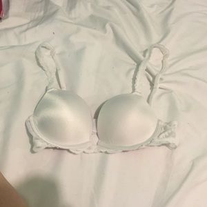 Victoria's Secret Pink White Lace Bra