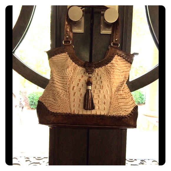 Neebelle Handbags Handbags - HOLD! Brown and Cream Neebelle Tote