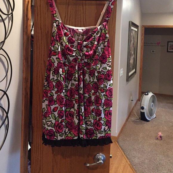 Nwot sexy floral baby doll and panty set