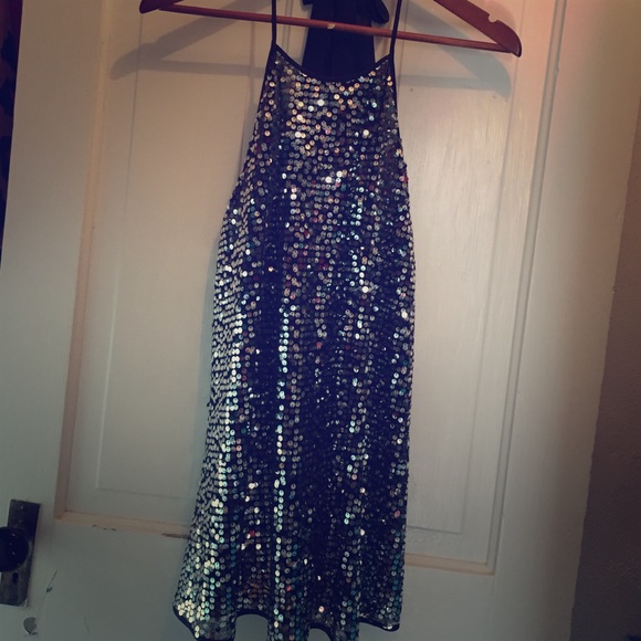 NWT VS sequin halter