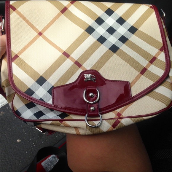 Authentic Burberry over the shoulder bag!