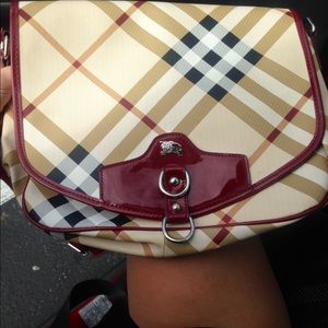 Authentic Burberry over the shoulder bag!