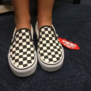 Vans checkerboard skate sneakers