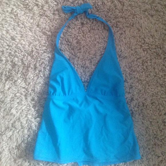 Medium blue tankini swim top from Aéropostale