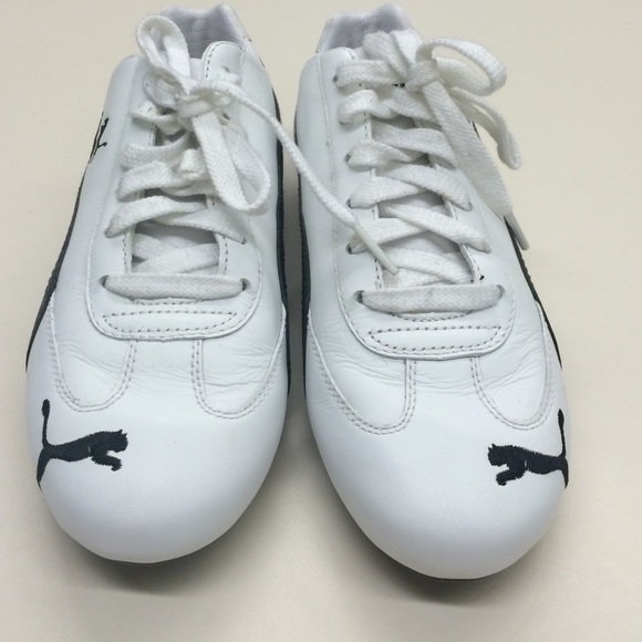 Puma black and white sneakers