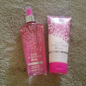 VS Pure Seduction Blush Body Spray and Lotion