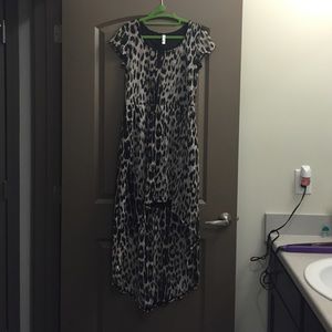 Lace Cheetah High/Low