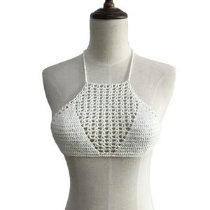Brand new crotchet halter top