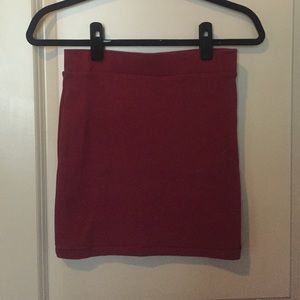 Pencil skirts! Maroon and black!