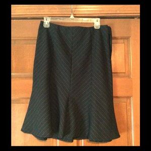 The Limited chevron stripe wool blend skirt size 8