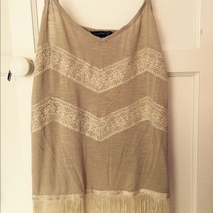 Tan fringe tank