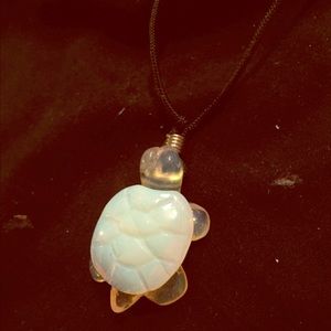 Opal Turtle Necklace