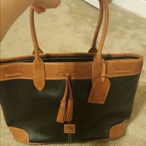 Dooney and Bourke Tassel Zip Shopper