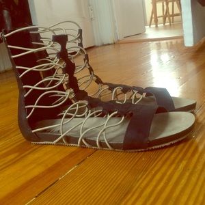MIA gladiator sandals worn twice