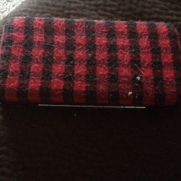 Plaid clutch wallet - Picture 1 of 3