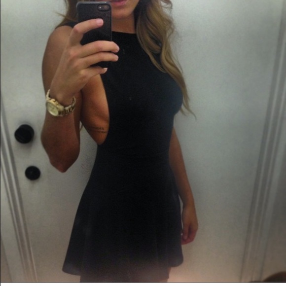 American Apparel Ponte Sleeveless Skater Dress