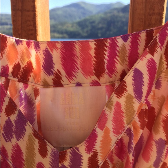 Anna Sui for Anthropologie Water Color top - Picture 3 of 3