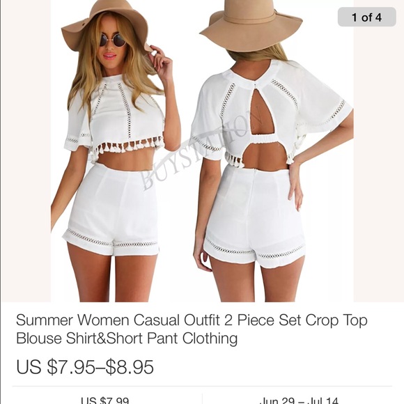 Women's summer 2 piece set S,M,L