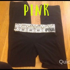 PINK bootleg yoga pants