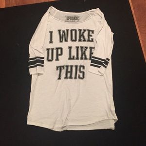 PINK Sleep Tee Large