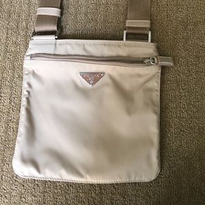 Prada Tessuto nylon cross body bag.