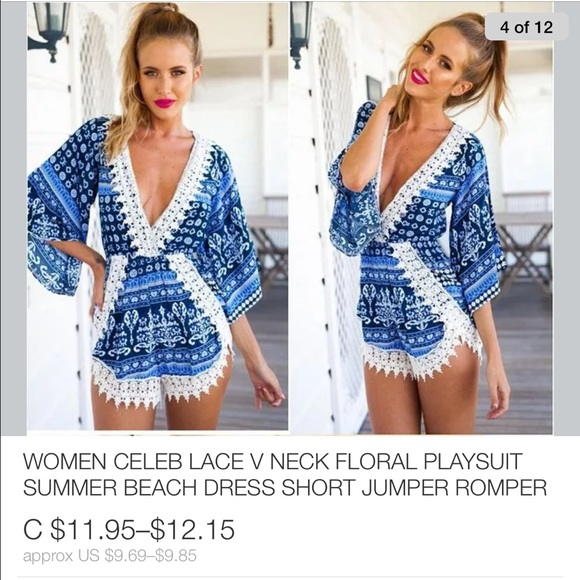 Women's summer romper S,M,L. - Picture 4 of 5