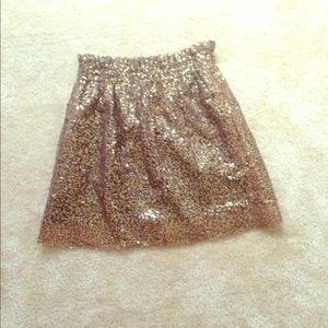 Jcrew sequin bell skirt 00 with pockets!