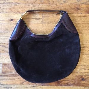 Gucci Suede Hobo Bag