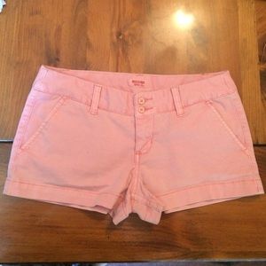 Pink cotton shorts