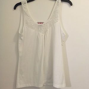 White tank top