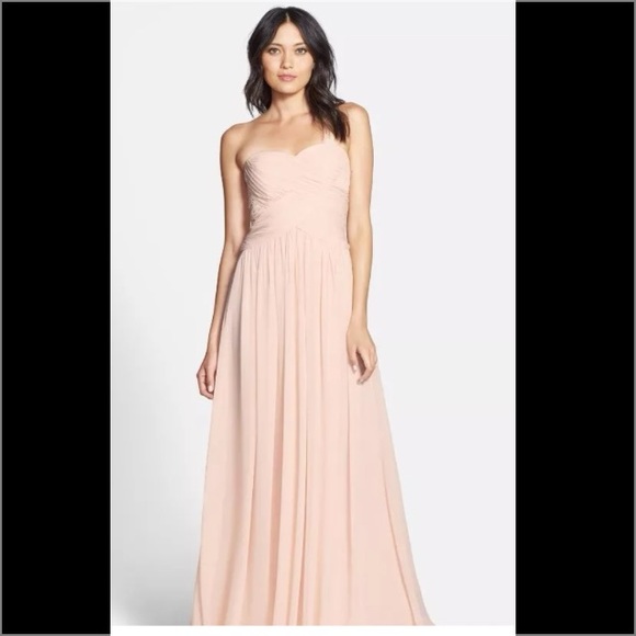 JS Boutique Blush Bridesmaid Dress