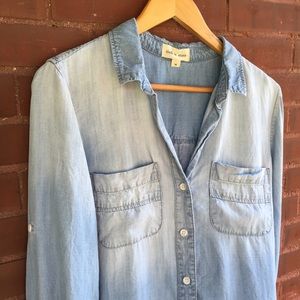 Cloth&Stone Denim Shirt Dress